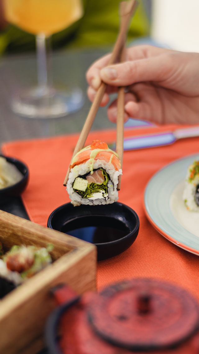 Sushi at Bastion Pool, Bar & Restaurant 