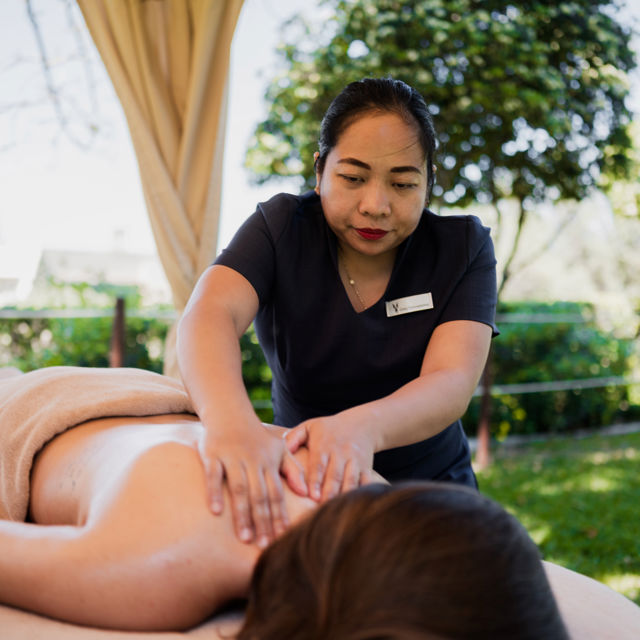 phoenicia spa & wellness - outdoor massage