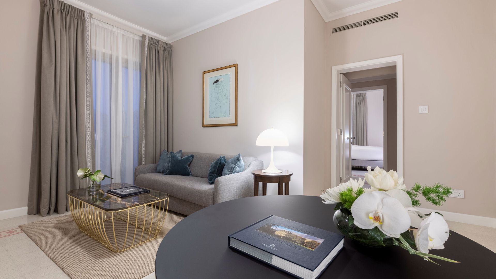 Valletta Suite Living Room at The Phoenicia Malta