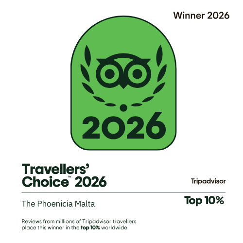 The Phoenicia Malta - Tripadvisor - Tracellers' Choice 2026