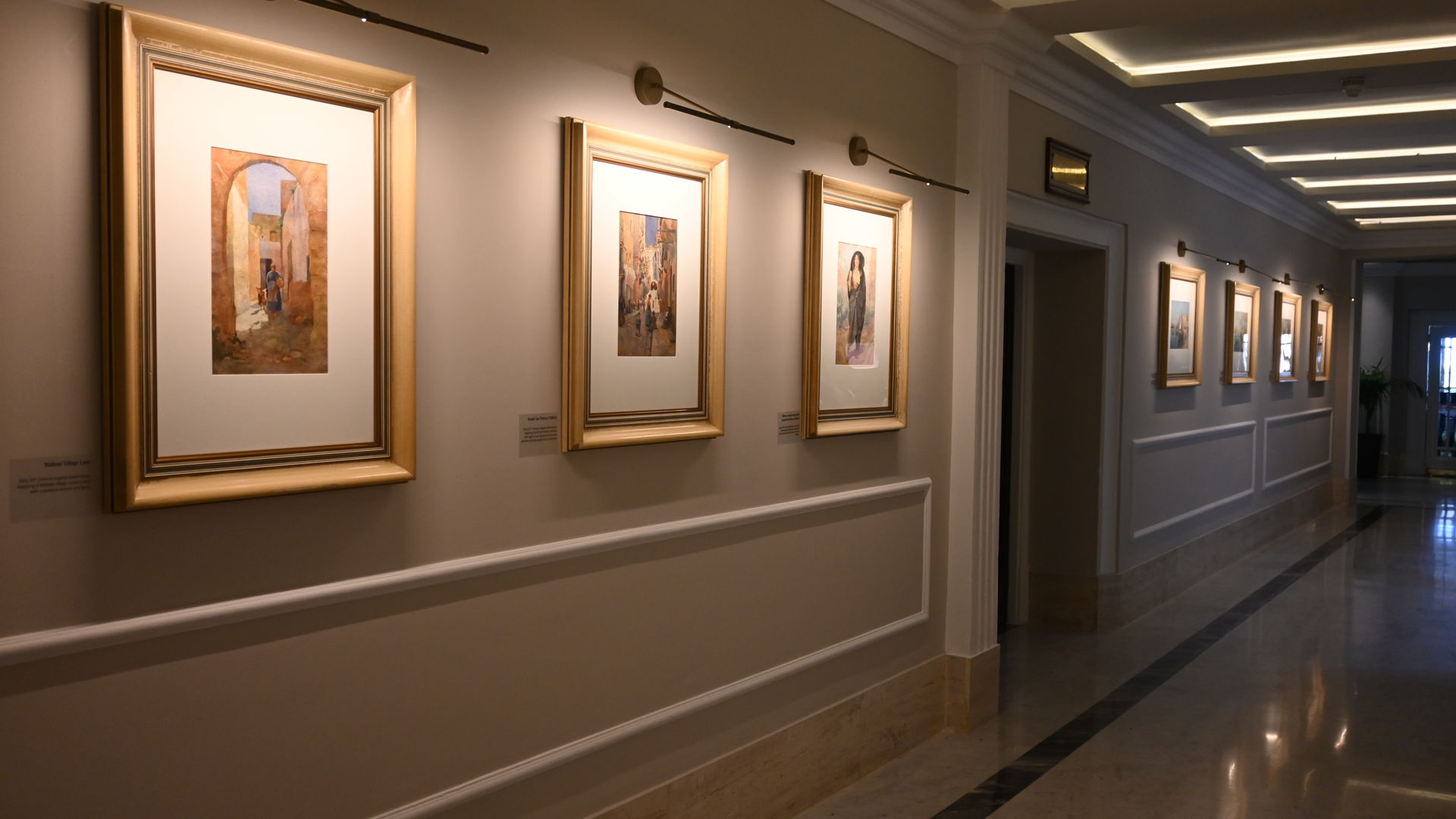 Edward Caruana Dingli Paintings at The Phoenicia Malta