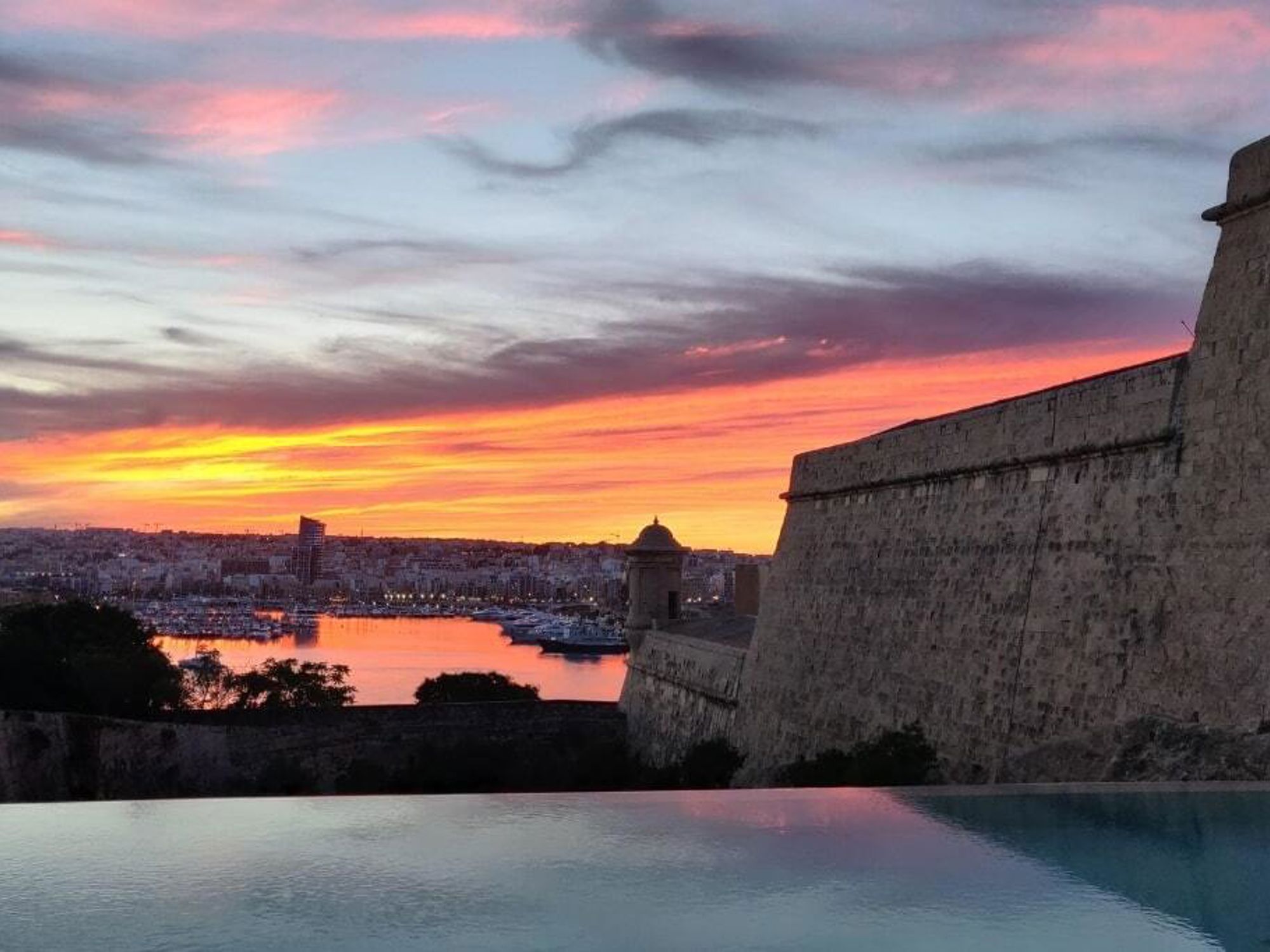 Sunset at Bastion Pool