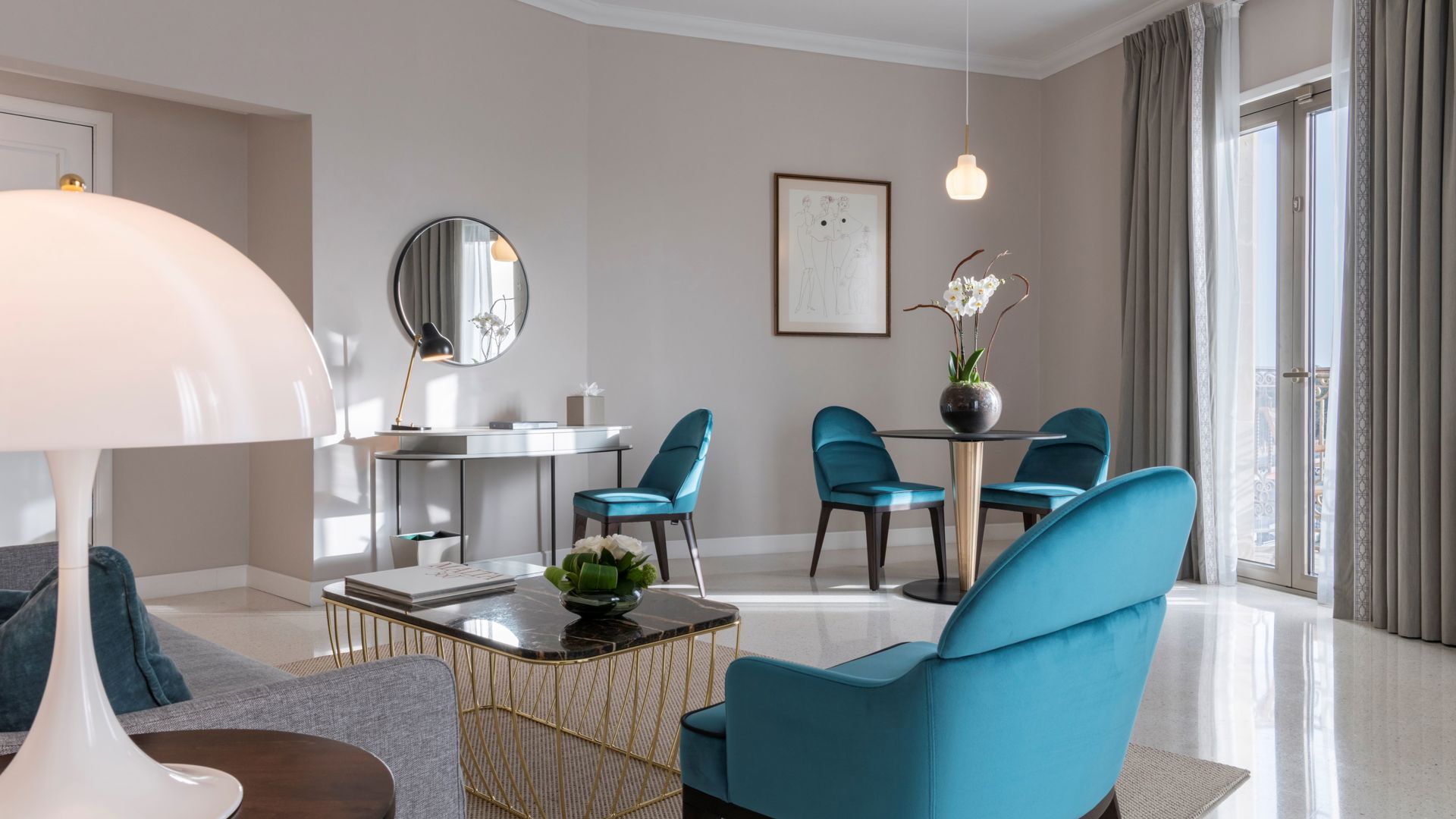 Harbour View Suite Living Room at The Phoenicia Malta