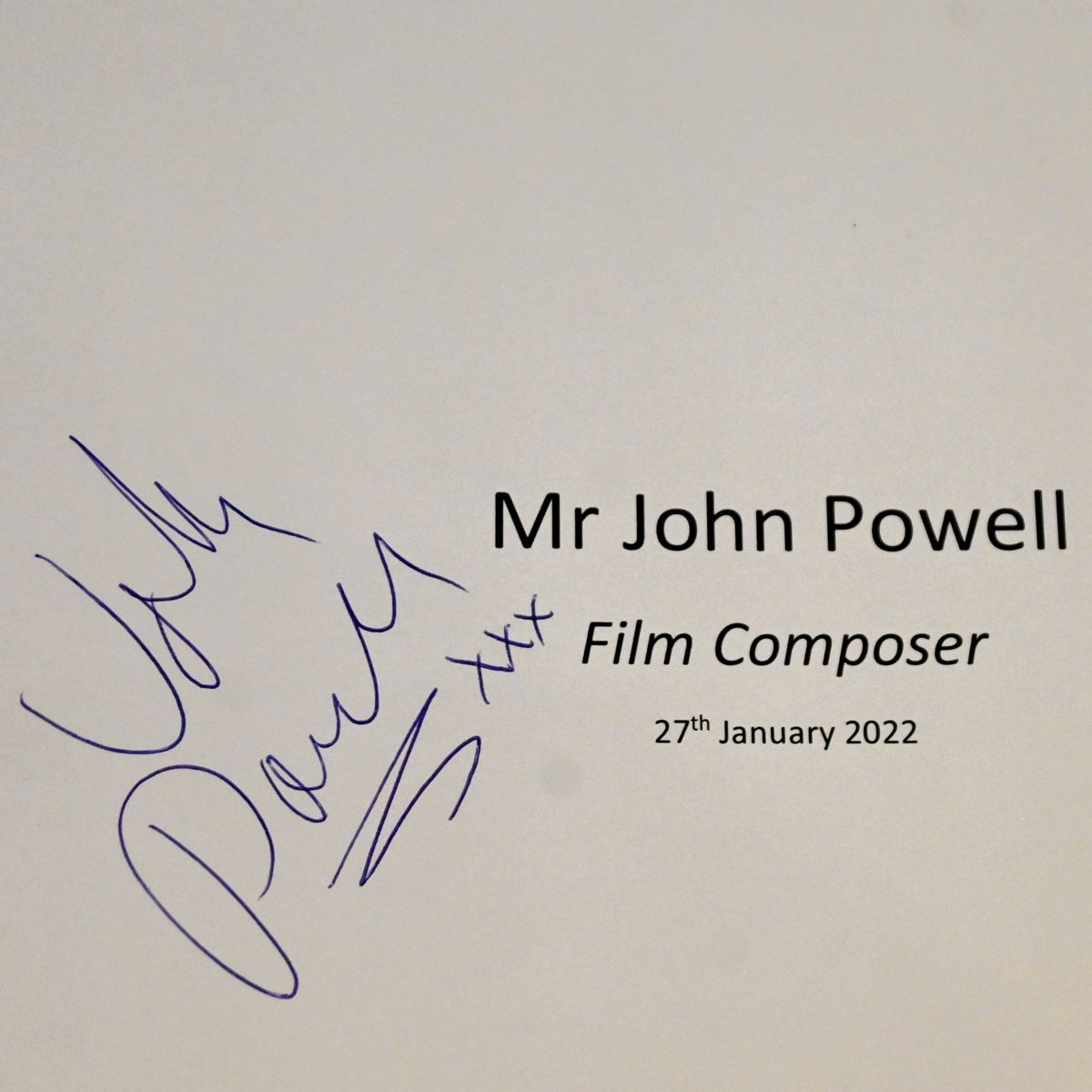 John Powell Signature